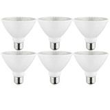 Sunlite 40981 LED Par30 Short Neck Light Bulb, Dimmable, Cool White, 6 Pack