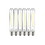 Sunlite 41072 LED Filament T6 T6.5 Tubular Light Bulb 2 Watts (25W Equivalent), 180 Lumens, Intermediate E17 Base, Non-Dimmable, 139 mm, ETL Listed, 6 Count, 2700K-Warm White, 6 Count, Price/6 pack