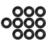Sunlite 41326-SU 10-Pack PVC Electrical Tape, 61 Feet x 0.75 Inches, For Splicing, Protecting, and Insulating Wires, Abrasion Resistant, Flame Retardant, Weatherproof, UL Listed, Black
