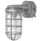 Sunlite 41368-SU Vaporproof Industrial Jar Fixture, Wall Mount, Medium Base Socket (E26), 100W Max, 120 Volt, Outdoor, UL Listed, Clear Glass Jar, Metallic Finish