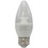 Sunlite 41614 LED Torpedo Tip B10 Clear Chandelier Light Bulb, 7 Watts (60W Equivalent), 500 Lumens, Medium Base (E26), 90 CRI, Dimmable, Energy Star, ETL Listed, 2700K Warm White, 6 Count, Price/6 pack