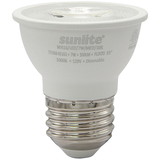 Sunlite 45163 LED PAR16 Short Neck Recessed Spotlight Bulb, 7 Watt, (60W Halogen Replacement), 500 Lumens, Medium (E26) Base, Dimmable, ETL Listed, 3000K Warm White, 6 Pack