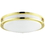Sunlite 45571-SU DCO12/E/PB 12" Energy Saving Decorative Band Trim Fixture, Polished Brass Finish, White Lens
