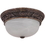 Sunlite 46060-SU DAB13/AL 13" Decorative Dome Ceiling Fixture, Antique Bronze Finish, Alabaster Glass