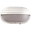 Sunlite 47210-SU DOD/EBH/WH/FR/MED Decorative Outdoor Eurostyle Oblong Hooded Fixture, White Finish, Frosted Lens