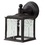 Sunlite 47220-SU DOD/ORD/BK/CL/MED Decorative Outdoor Orchid Down Fixture, Black Finish, Clear Lens