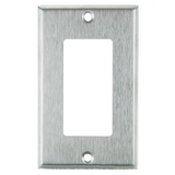 Sunlite 50703-SU E301/S 1 Gang Decorative Switch and Receptacle Plate, Steel