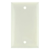 Sunlite 50760-SU E401/A 1 Gang Blank Switch and Receptacle Plate, Almond