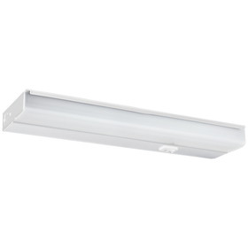 Sunlite 53079 18-Inch LED Under Cabinet Hardwired Fixture, 10 Watts (60W=), 600 Lumens, Tunable 30K/40K/50K Color, Dimmable, 90 CRI, ETL Listed, White, For Residential &#038; Commercial Use