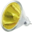 Sunlite 66110-SU 50MR16/NSP/12V/Y 50 Watt, 12&#176; Narrow Spot, Colored MR16 Mini Reflector with Cover Guard, GU5.3 Bi-Pin Base, Yellow