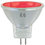 Sunlite 66145-SU 20MR11/GU4/SP/12V/R 20 Watt, 10&#176; Narrow Spot, Colored MR11 Mini Reflector with Cover Guard, GU4 Base, Red