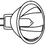 Sunlite 70055-SU EFN 75 watt, MR16 lamp, base