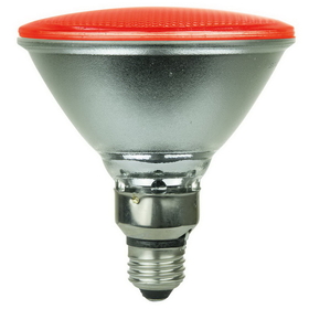 Sunlite 80043-SU PAR38/LED/4W/R LED PAR38 Colored Reflector 4W Light Bulb Medium (E26) Base, Red