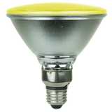 Sunlite 80045-SU PAR38/LED/4W/Y LED PAR38 Colored Reflector 4W Light Bulb Medium (E26) Base, Yellow