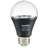 Sunlite 80114-SU A19/LED/2W/BLB LED A Type Blacklight 2W Light Bulb Medium (E26) Base, UV Black Light