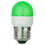 Sunlite 80252-SU T10/LED/1W/G T10 Tubular Indicator, Medium Base Light Bulb, Green