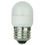Sunlite 80255-SU T10/LED/1W/Y T10 Tubular Indicator, Medium Base Light Bulb, Yellow