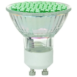 Sunlite 80327-SU MR16/LED/2.8W/GU10/G LED MR16 Colored Mini Reflector 2.8W (20W Halogen Equivalent) Light Bulb (GU10) Base, Green