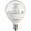 Sunlite 80409-SU G16.5/LED/5W/D/E12/CL/ES/27K LED G16.5 Globe 5W (40W Equivalent) Light Bulb Candelabra (E12) Base, Warm White