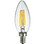 Sunlite 80452 LED Filament B11 Torpedo Tip Chandelier Light Bulb, UL Listed, 4 Watts (40W Equivalent), 400 Lumens, Candelabra Base (E12), Edison Style, Dimmable, 1800K Candle Light, 1 Count