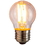 Sunlite 80454-SU G16/LED/FS/3W/E26/D/CL/22K LED Vintage G16 Globe 3W (25W Equivalent) Light Bulb Medium (E26) Base, Warm White