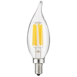Sunlite 80674-SU CFC/LED/FS/5W/E12/D/CL/50K 5 Watt CA11 Lamp Super White