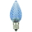 Sunlite 80700-SU L3C7/LED/B/6PK L3C7/LED/B/24PK LED C7 0.4W Blue Colored Decorative Chandelier Light Bulbs, Candelabra (E12) Base, 6 Pack, Price/6PK
