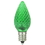 Sunlite 80701-SU L3C7/LED/G/6PK L3C7/LED/G/24PK LED C7 0.4W Green Colored Decorative Chandelier Light Bulbs, Candelabra (E12) Base, 6 Pack, Price/6PK