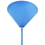 Sunlite 80758-SU CO/PD/BL 4' Blue Ceiling Mount Lamp Holder Pendant, Medium (E26) Base