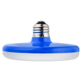 Sunlite 80762-SU UFO/LED/7W/30K/BLUE LED 7W (35W Equivalent) Blue UFO Pendant Fixture Light Bulbs, Medium (E26) Base, 3000K Warm White