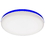 Sunlite 80762-SU UFO/LED/7W/30K/BLUE LED 7W (35W Equivalent) Blue UFO Pendant Fixture Light Bulbs, Medium (E26) Base, 3000K Warm White