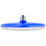 Sunlite 80766-SU UFO/LED/15W/30K/BLUE LED 15W (75W Equivalent) Blue UFO Pendant Fixture Light Bulbs, Medium (E26) Base, 3000K Warm White