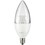 Sunlite 80769 LED B11 Clear Torpedo Tip Chandelier Light Bulb, 4.5 Watts (40W Equivalent) 300 Lumens, Candelabra E12 Base, Dimmable Energy Star and ETL Certified, 3000K Warm White, 1 Count