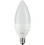 Sunlite 80779 LED B11 Frosted Torpedo Tip Chandelier Light Bulb, 4.5 Watts (40W Equivalent) 300 Lumens, Candelabra E12 Base, Dimmable Energy Star and ETL Certified, 4000K Cool White, 1 Count