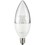 Sunlite 80785 LED B11 Clear Torpedo Tip Chandelier Light Bulb, 7 Watts (60W Equivalent) 500 Lumens, Candelabra E12 Base, Dimmable Energy Star and ETL Certified, 5000K Daylight, 1 Count