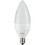 Sunlite 80786 LED B11 Frosted Torpedo Tip Chandelier Light Bulb, 7 Watts (60W Equivalent) 500 Lumens, Candelabra E12 Base, Dimmable Energy Star and ETL Certified, 3000K Warm White, 1 Count