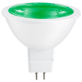 Sunlite 80857-SU LED MR16 Light Bulb GU5.3 25-Watt Equivalent, Green