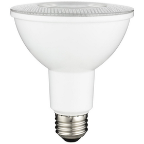 Sunlite 80883-SU PAR30LN/LED/10W/FL40/D/E/50K LED 10W (75W Equivalent) Long Neck PAR30LN Reflector Spotlight Light Bulbs, 40&#176; Dimmable 5000K Cool White, Medium (E26) Base