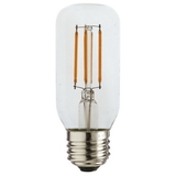 Sunlite 80892-SU T12/LED/FS/3W/E26/D/CL/27K/100MM 80892 LED Filament T12 Tube 3-Watt (25 Watt Equivalent) Clear Dimmable Light Bulb, 2700K - Warm White