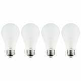 Sunlite 81026-SU LED A19 Household Light Bulbs, 12 Watts (75W Equivalent), 1100 Lumens, 120 Volt, Medium Base (E26), Non-Dimmable, Frost Finish, UL Listed, 27K – Warm White 4 Pack