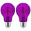 Sunlite 81081-SU A19/LED/FS/4.5W/TP/2PK 81081 LED Filament A19 Standard 4.5-Watt (60 Watt Equivalent) Colored Transparent Dimmable Light Bulb, Purple