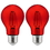 Sunlite 81082-SU A19/LED/FS/4.5W/TR/2PK 81082 LED Filament A19 Standard 4.5-Watt (60 Watt Equivalent) Colored Transparent Dimmable Light Bulb, Red