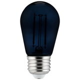 Sunlite 81091-SU S14/LED/FS/2W/TBL 81091 LED Filament S14 Sign 2-Watt Transparent Dimmable Light Bulb Black 1 Pack