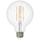 Sunlite 81099 LED G30 Edison Globe Light Bulb, 8.5 Watts (100W Equivalent), Standard E26 Base, 800 Lumens, Dimmable, Decorative Clear Glass, Antique Long Filament, 90 CRI, 2700K Warm White, 1 Count