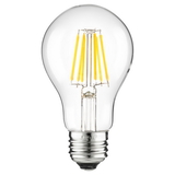 Sunlite 81109-SU A19/LED/FS/5W/D/CL/50K 81109 LED Filament A19 Standard 5-Watt (40 Watt Equivalent) Clear Dimmable Light Bulb, 5000K - Super White