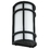 Sunlite 81141-SU LFX/AQ/WS/12"/15W/50K/BK/ACRY 12" Rectangle LED Decorative Outdoor Fixture, 5000K - 5000K, Black Finish