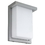 Sunlite 81167-SU LFX/CONT/WS/8"/12W/30K/BN/ACRY 8" Rectangle LED Wall Sconce Fixture, 3000K - Warm White, Silver Finish