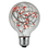 Sunlite 81172-SU G25/LED/DX/1.5W/R LED G25 Globe String Light Bulb Decorative LightBulb 1 Pack Red
