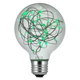 Sunlite 81175-SU G25/LED/DX/1.5W/G LED G25 Globe String Light Bulb Decorative LightBulb 1 Pack Green
