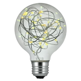 Sunlite 81176-SU G25/LED/DX/1.5W/27K LED String Light G25 27K - Warm White Decorative Bulb, Medium E26 Base